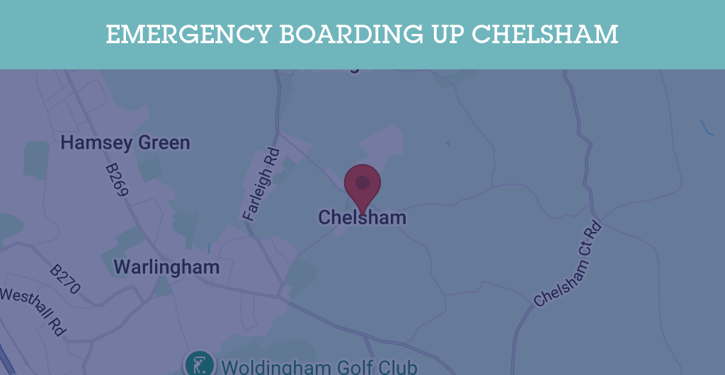 Emergency Boarding Up Services in Chelsham - CR postcode